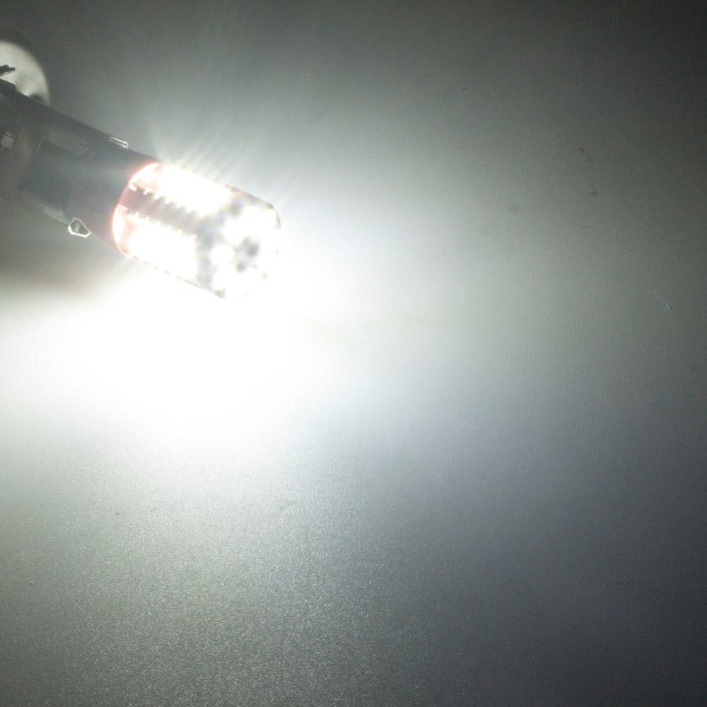 1 Pcs H1 P14.5S Led 57led 3014 Smd 12V Wit Mistlamp Verlichting Driving Lamp Voor Auto