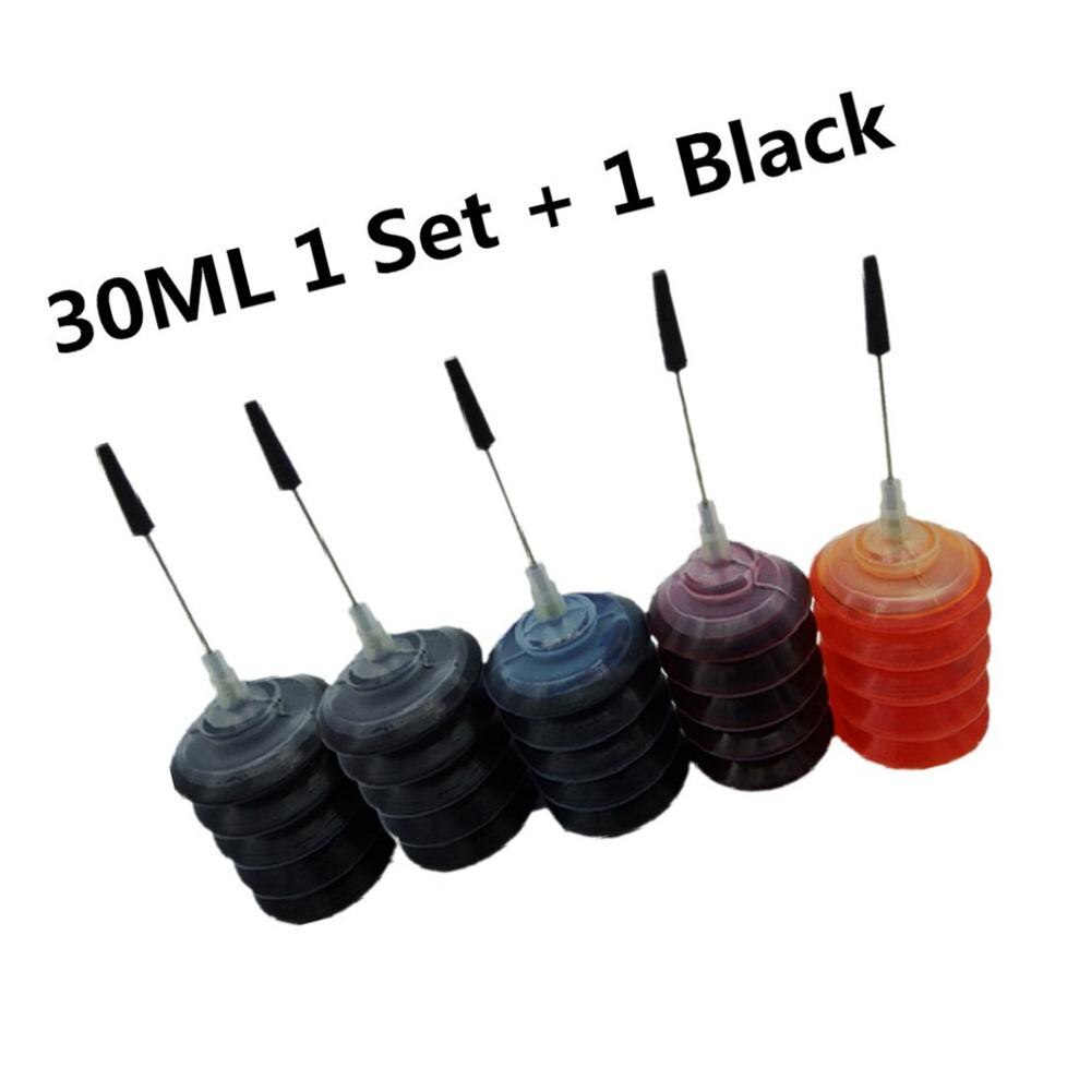 T2621 Refill Dye Ink Kit For-Epson Printer XP600 700 800 XP605 XP610/710/615/810 XP510 XP720 XP-625 XP-620 XP520 820: 30ML 1SET 1BK