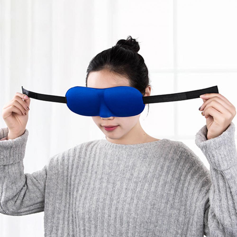 Draagbare 3D Slapen Oogmasker Zacht Ademend Oogmasker Reizen Blinddoek Slaapmasker Slapen Aid Cover Light Gids Eye Relax