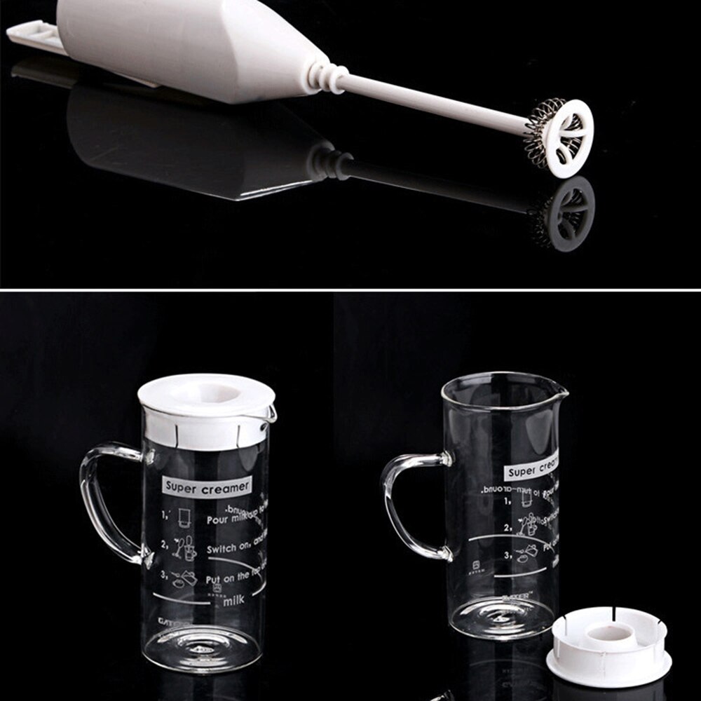 Keuken Elektrische Hand Whisk Mixer Koffie Melk Eiklopper Roestvrijstalen Scheurde Ei Elektrische Mini Handvat Mixer Stirrer