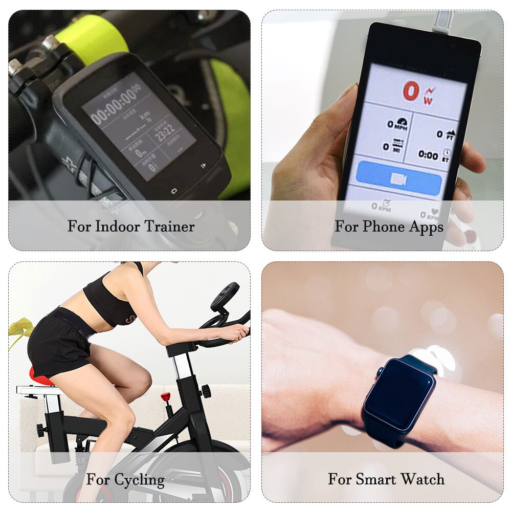 Bike Speed Sensor & Cadence Sensor Dual-Mode Draadloze Trappen Speed Sensor 2 In 1 Voor Garmin/Bryton/Igpsport Fiets Computer