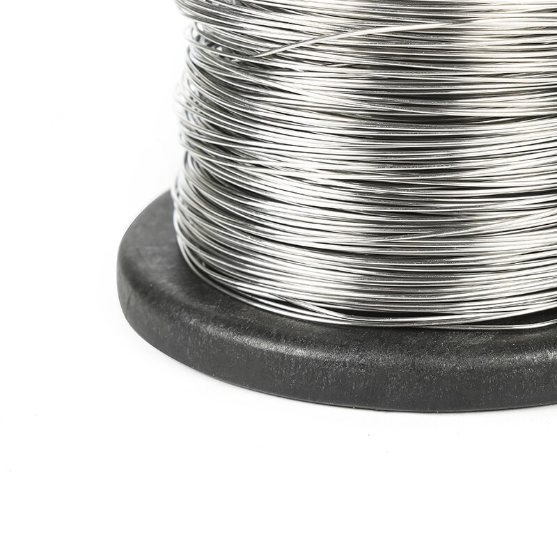 Rustfrit stål wire 0.4mm smykker tilbehør beading diy 100 meter hurtigt