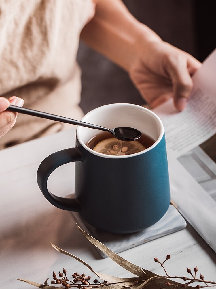 Krus kaffekopp latte glass gjenbrukbar søt kaffekopp keramisk miljøvennlig kahve fincan takimlari kjøkkenutstyr  bd50bd