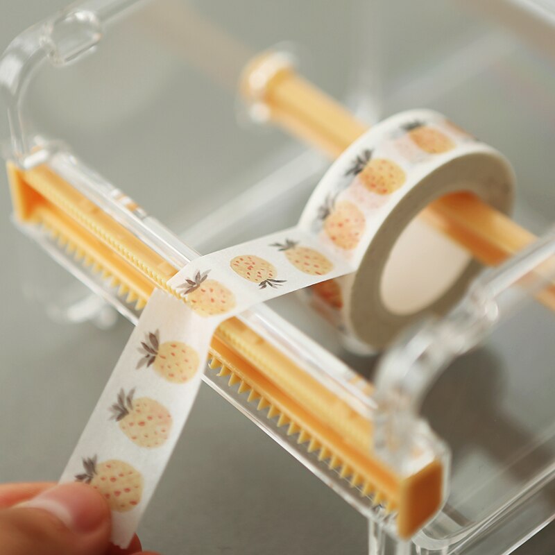 Papirvarer mærkat kvitteringsbokse washi tape dispenser washi tape opbevaring washi tape arrangør tape holder