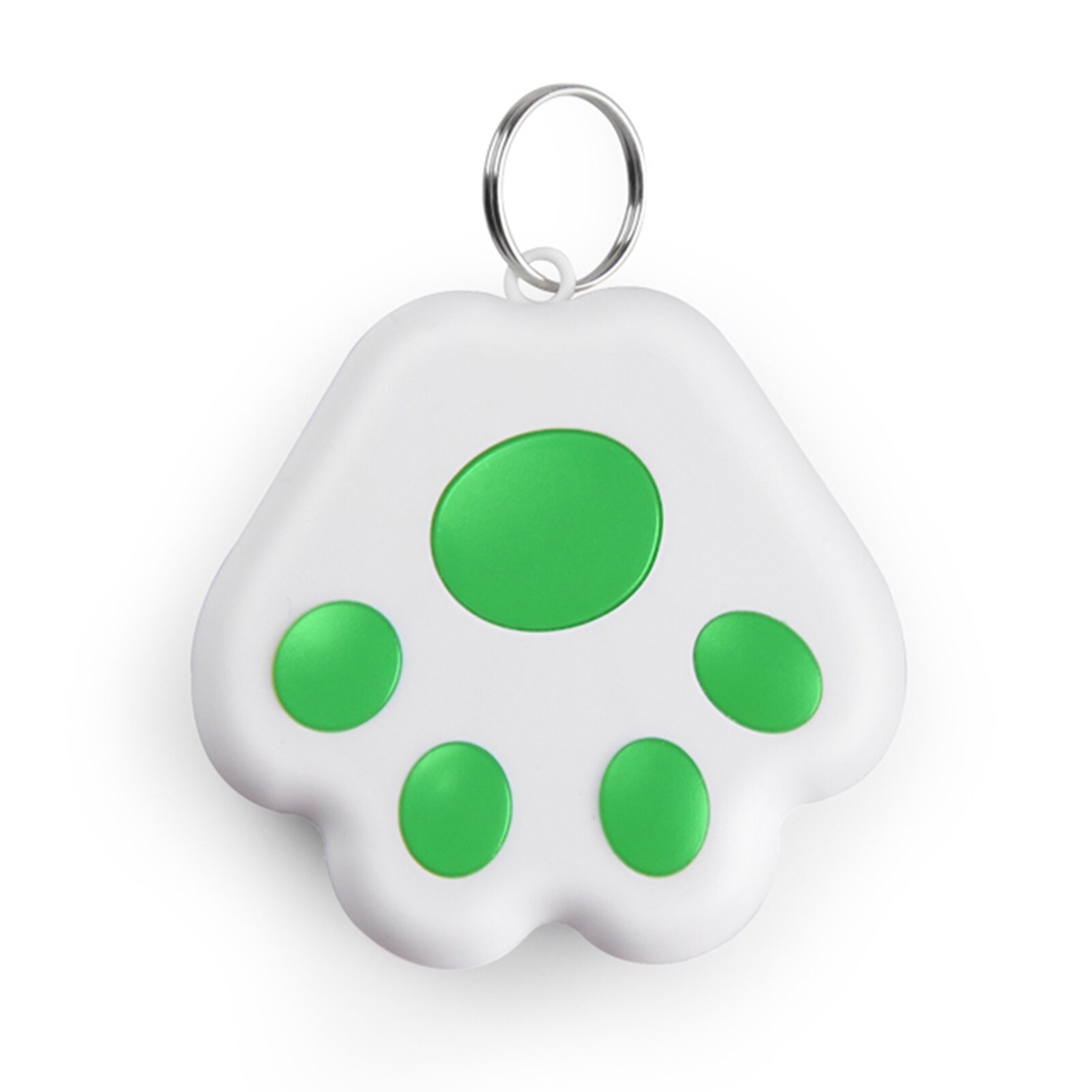 Bluetooth anti-lost device, mobile phone two-way alarm reminder, dog paw tracking, selfie finder, Bluetooth locator: Green