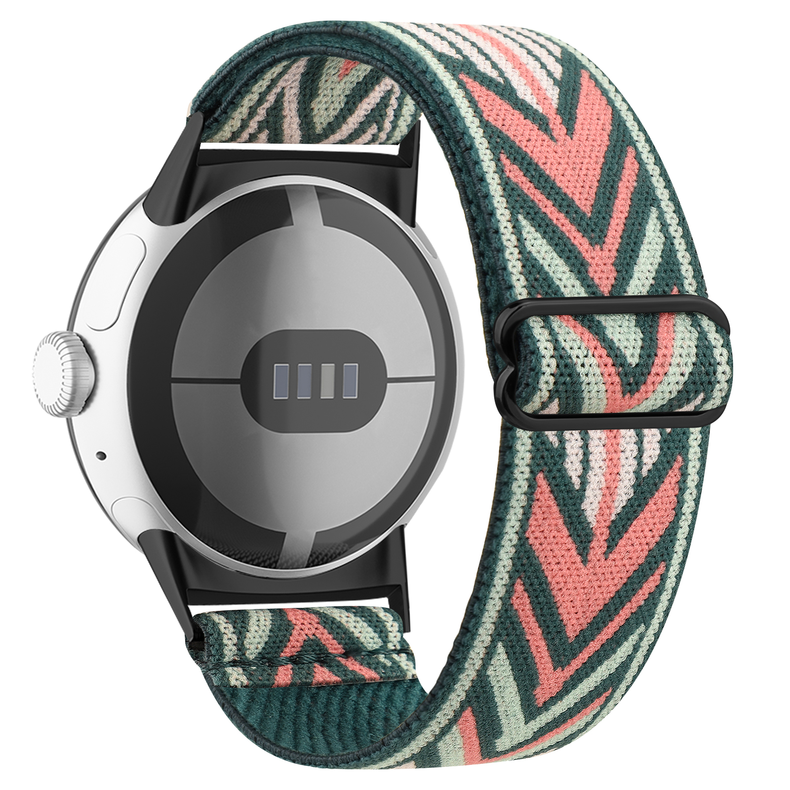 Elastic Nylon Strap For Google Pixel Watch Band Adjustable Watchband Wristband For Google Pixel Watch Strap Bracelet Correa: Blue Pink