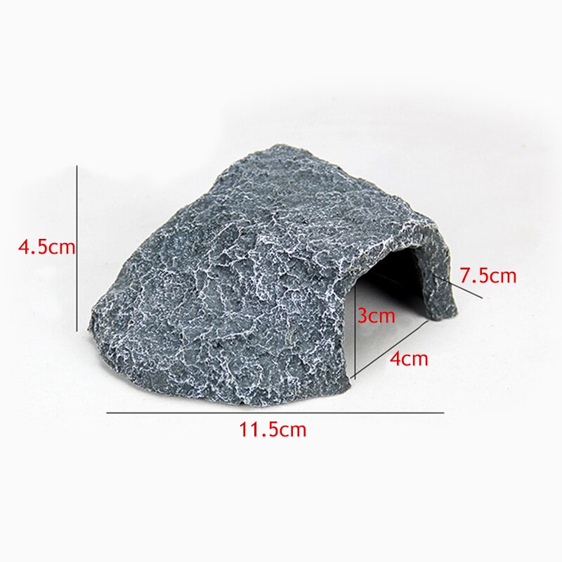 Lizard Snake Turtle Hideouts Rest Cave Reptile Hiding Cave House Basking Hide Habitat Aquarium Landscaping Terrarium Decor