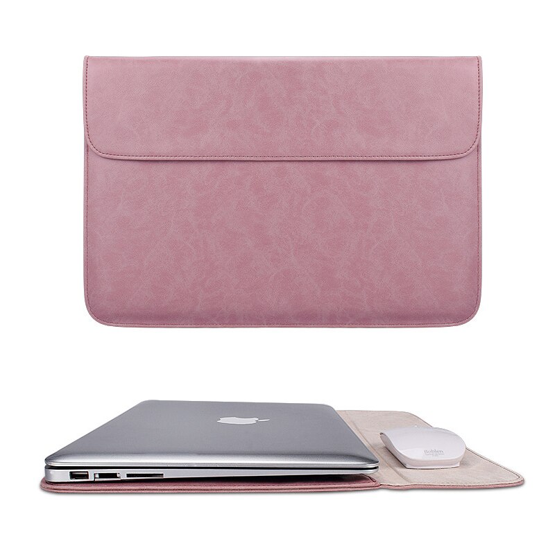 Funda de piel sintética suave para portátil para Macbook Air Pro 13, 14, 15 pulgadas, funda para portátil, funda para Tablet y Notebook para Xiami, HP, DELL y Lenovo