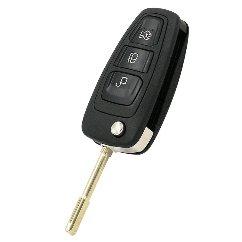 3 Button Remote Car Key 43hz 4D60 Chip for Ford Mondeo Focus Fiesta C-Max FO21