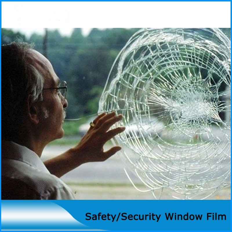 SUNICE Clear Window Veiligheid Film Thuis Auto Vensterglas Bescherming Vinyl Film 4mil Dikte Beveiliging Film Raamfolies 1.52x3 m