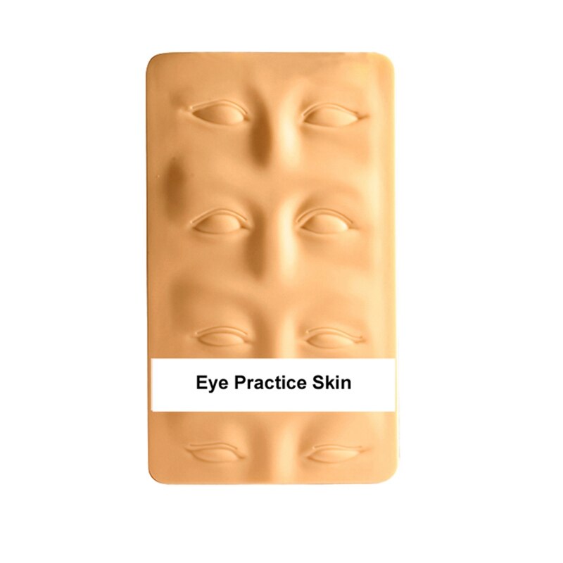 2 pièces 3D Silicone Permanent maquillage yeux lèvres fausse peau tatouage formation pratique fausse peau, 18.9X14.4Cm & 26X15.2Cm