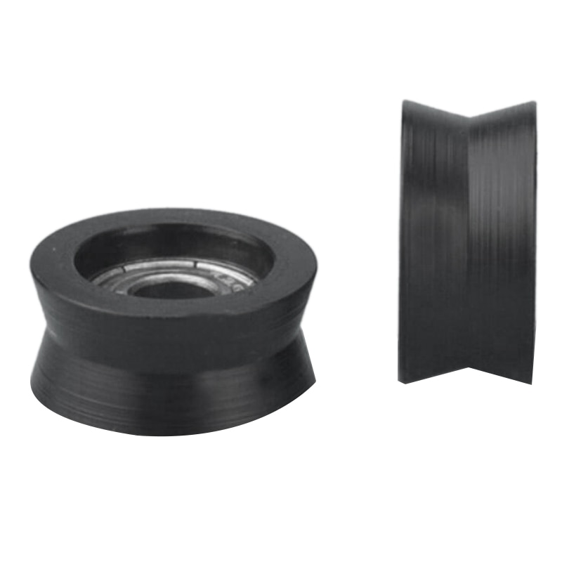 10Pcs V Groef 696Zz Lager Gecoat Nylon Sliding Roller Nylon Lager Wiel