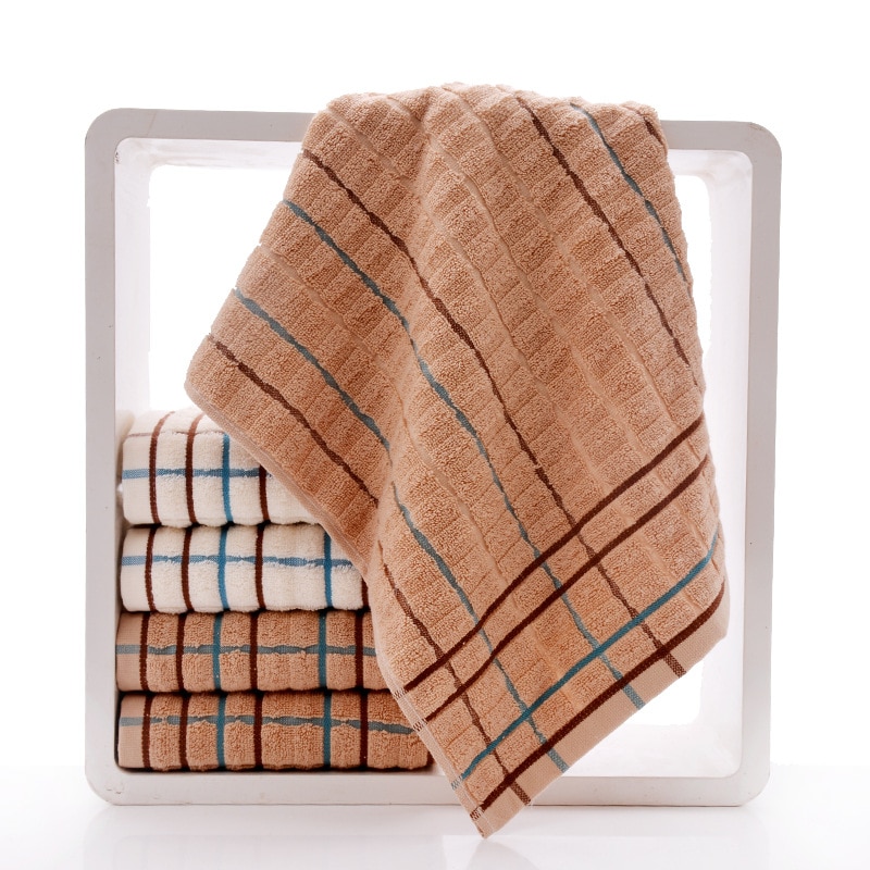 T149A light brown ivory green Mother's day wedding Cotton home bath towel face towel