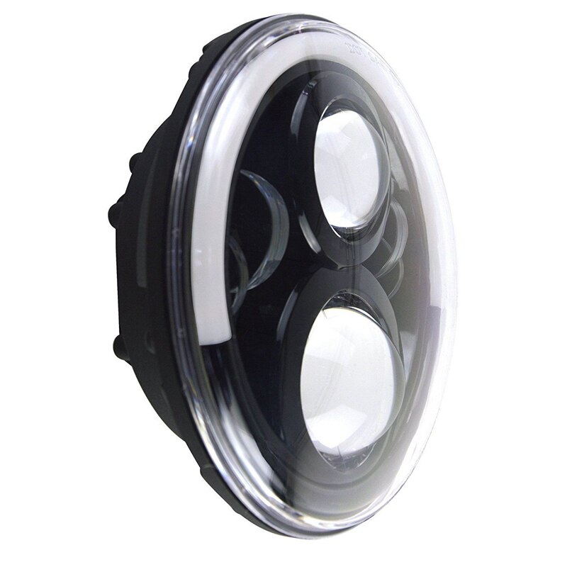 7"Round Motorcycle Headlight LED High Low Beam Lamp for BMW R1200 R Nine T Motorcycle