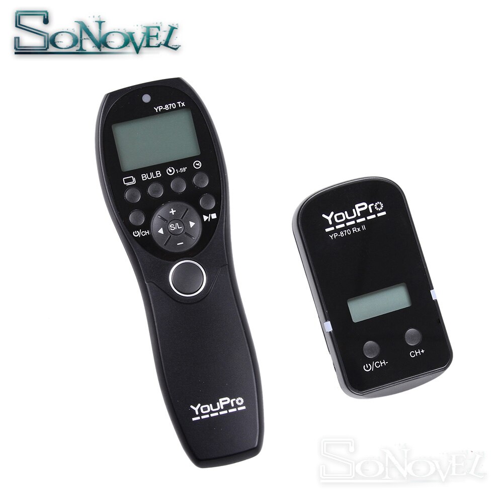 2.4G Wireless Timer Remote Control Shutter Release for Nikon D850 D810a D800E D700 D500 D300s D200 D5 D4 D4s D3x MC-DC0 MC-30