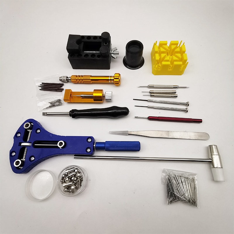 watch accessories tools watchmaker repair tool kit movement hands glass opener machine oil press spring bar dial parts crown
