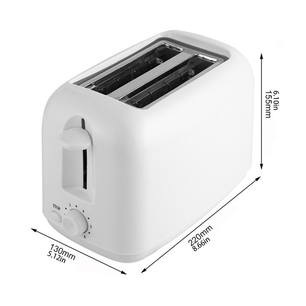 800W Household Automatic Bread or Breakfast Machine Bread Making Machine 2 Toaster Baking Multifunctional 220V