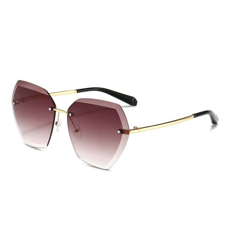 Driver's Sunglasses Sunglasses Gradient Lenses Sun Glasses Lady Vintage Alloy Legs Classic Shades: D