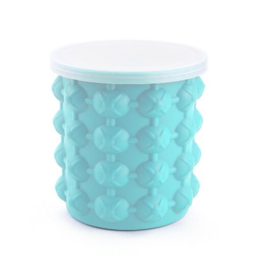Cubo de hielo de silicona para champán, Whisky, cerveza, fabricante de cubitos de hielo, portátil, enfriador de vino, herramientas de bar, accesorios de cocina: L