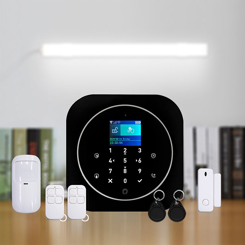 GSM + WIFI Alarm Host Wireless Home Security Alarm System Anti-Theft Alarm System EU Plug