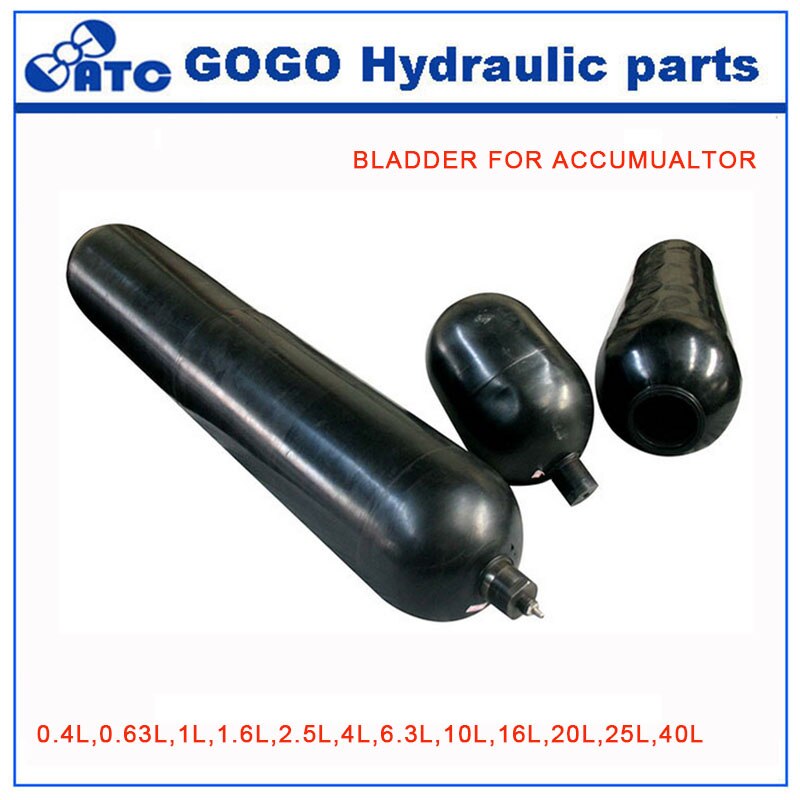 Bladder for NXQ accumulator hydraulic bladder 0.4L,0.63L,1L,2.5L,4L,6.3L,10L,16L,20L,25L,32L 40L