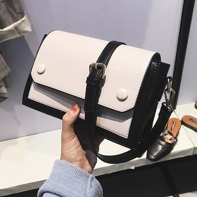 Stil Frauen's Multi-Schicht Klappe Gestaltung Hochschule Stil Briefträger Platz Schlinge Tasche Single-Schulter Crossbody Tasche: schwarz