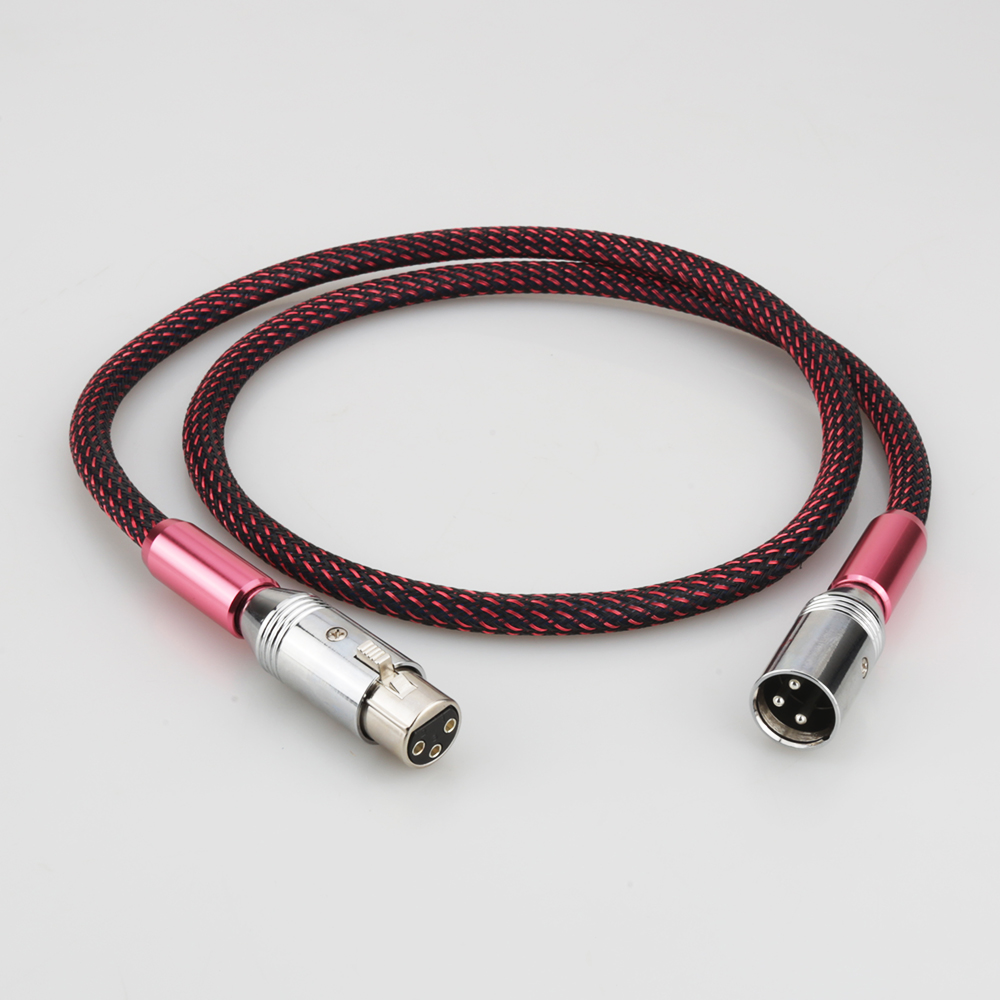 Audiocrast aes/ebu digital lydkabel sølvbalansert xlr plugg pre amp hifi  a10