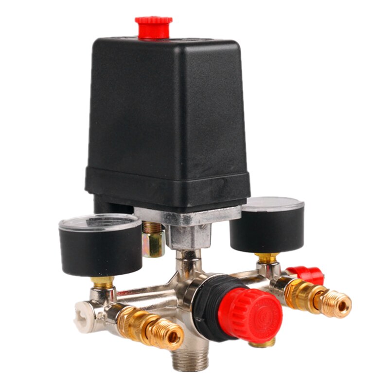 175Psi 12Bar 230V 16A Air Compressor Pressure ON/OFF Switch Control Valve Knob: Default Title