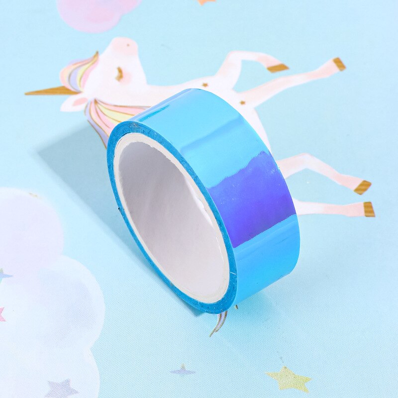 Kawaii Holografische Washi Tape Leuke Kleurrijke Scrapbooking Masking Tape Diy Washitape Decoratieve Plakband Japanse Briefpapier: 4