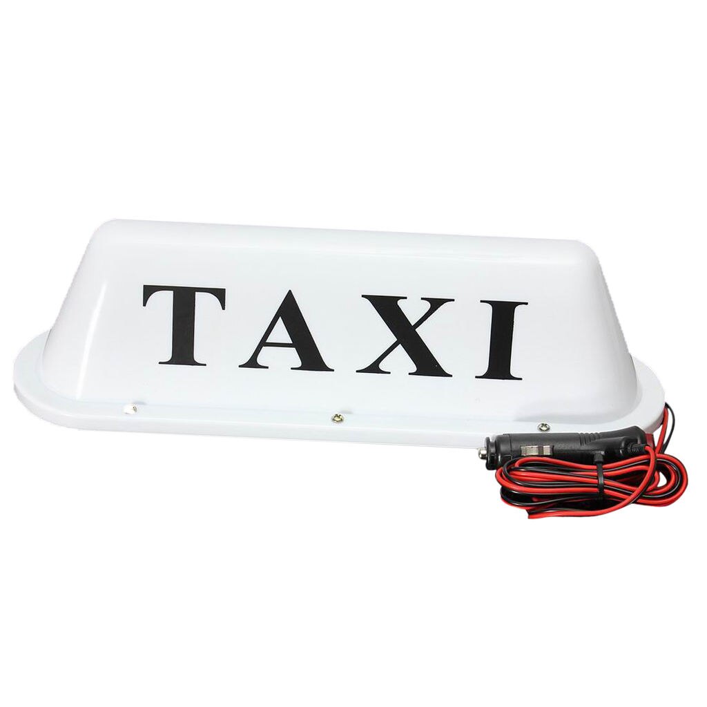 1 Stuk Auto Voertuig Taxi Cab Dak Dome Led Teken Lamp Shell Magnetische Base Taxi Dak Dome Teken Lamp