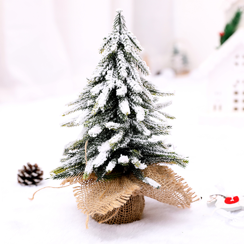 Simulation Christmas Tree White Christmas Decorative Tree PE Tree Pine Needle Christmas Tree Decor Ornaments