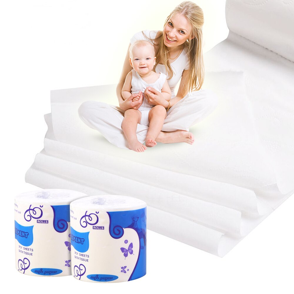 Individual package 3 Layers Roll Paper Tissue Mixed Toilet Roll Paper Table Kitchen Paper Cleaning Supplies For Home