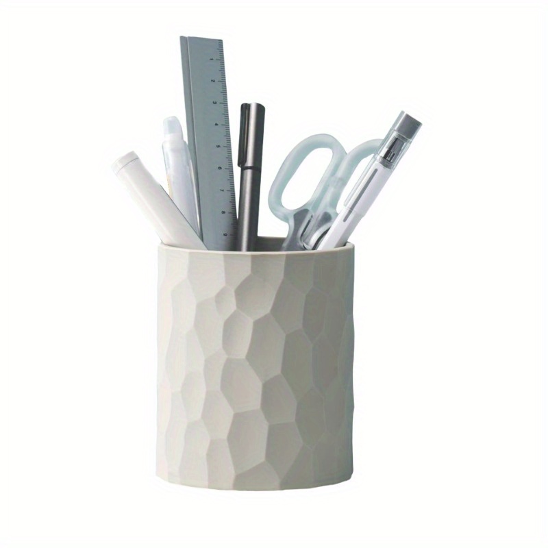 - verkoop van witte siliconen pennenhouder, pennenbakje, klein bestekrekje, pennenhouder voor op het bureau van een student, make-up opbergdoos.: Grijs