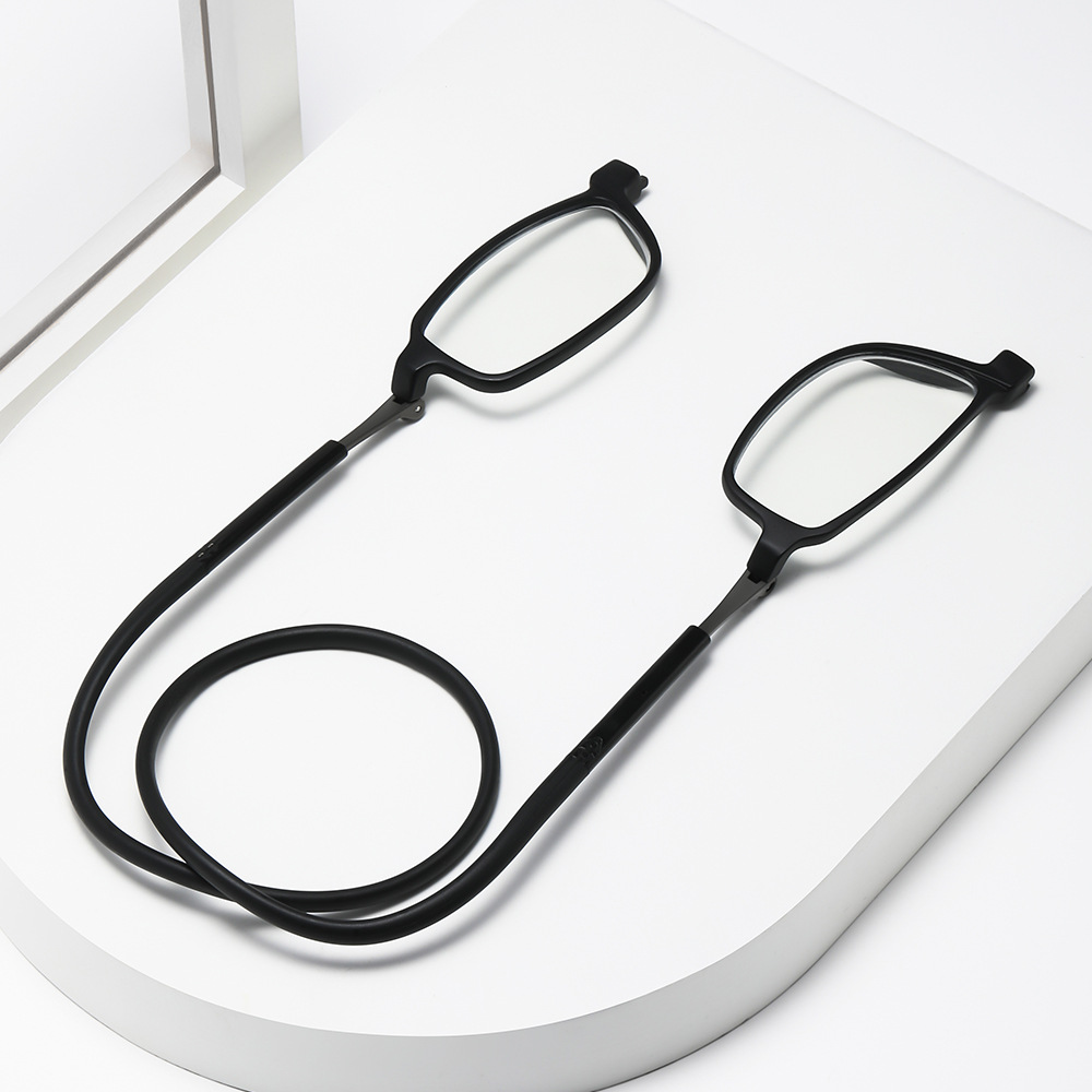 Gafas de lectura magnéticas portátiles para hombres, gafas de lectura con imán para colgar en el cuello, gafas para presbicia para mujeres