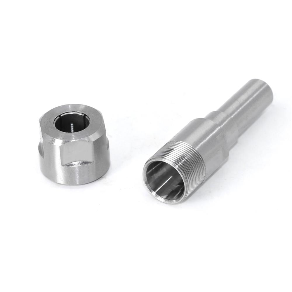 Krachtige 1/4" 8mm 12mm 1/2" 6mm Shank Router Bit Extension Rod Collet Engraving Machine Extension Milling Cutter for Wood