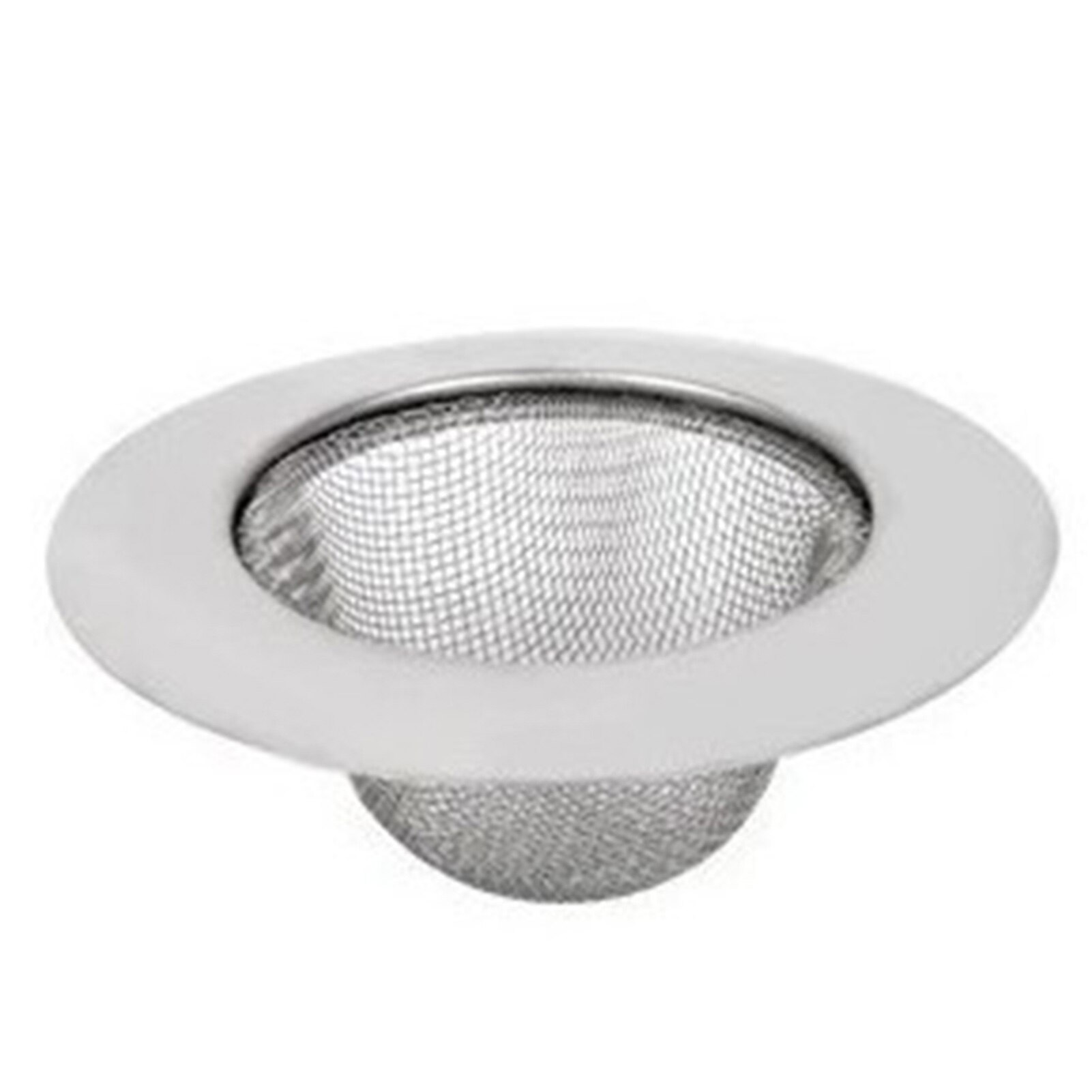 3Pcs Stainless Steel Bathtub Hair Catcher Stopper Shower Drain Hole Filter Trap Kitchen Metal Sink Strainer NIN668: Fine Mesh 11cm