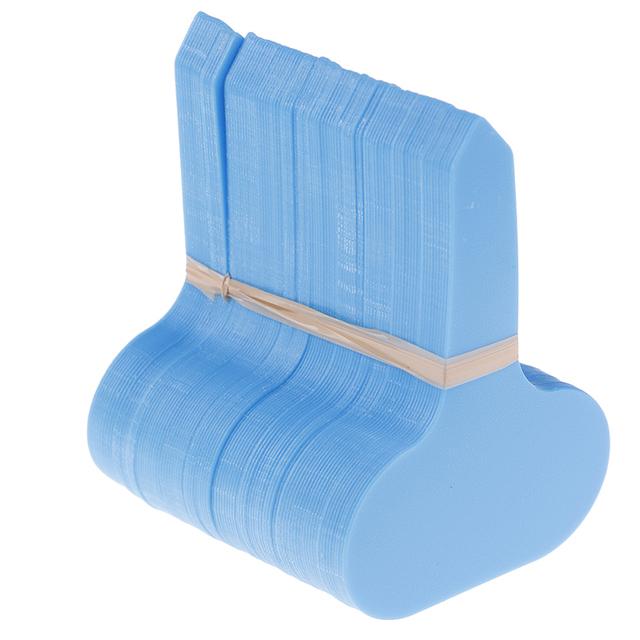 Étiquettes de jardin Classification des plantes, 100 pièces, signe de tri, étiquette, billet, plaque d'écriture en plastique, carte à brancher colorée: Bleu