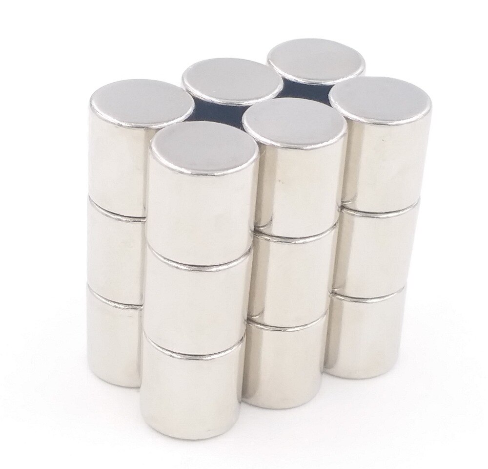 5pcs 10mm x 10mm Super Strong Round Cylinder Magnets 10 x 10 Rare Earth Neodymium 10*10 Art Craft