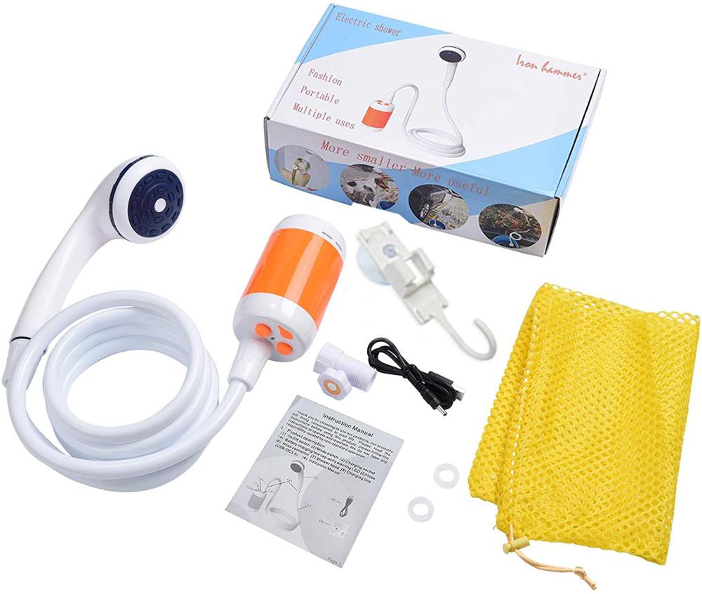 laserbeak Ducha portátil recargable para acampar, alta capacidad, 4800mAh, Ducha de Camping, para mascotas