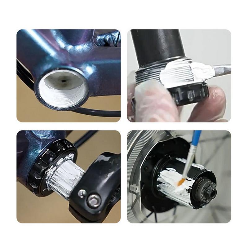Grasa para rodamientos para ciclismo, lubricante para rodamientos, conjunto de grasa sintética completa, grasa para pedales, grasa multiusos para ciclismo