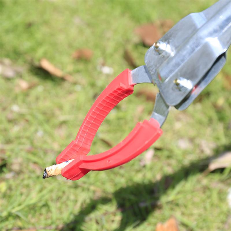 1pc Trash Clamp Rubbish Pick Up Clip Long Foldable Garbage Cramp Sanitory Worker Accessories Garbage Pickup