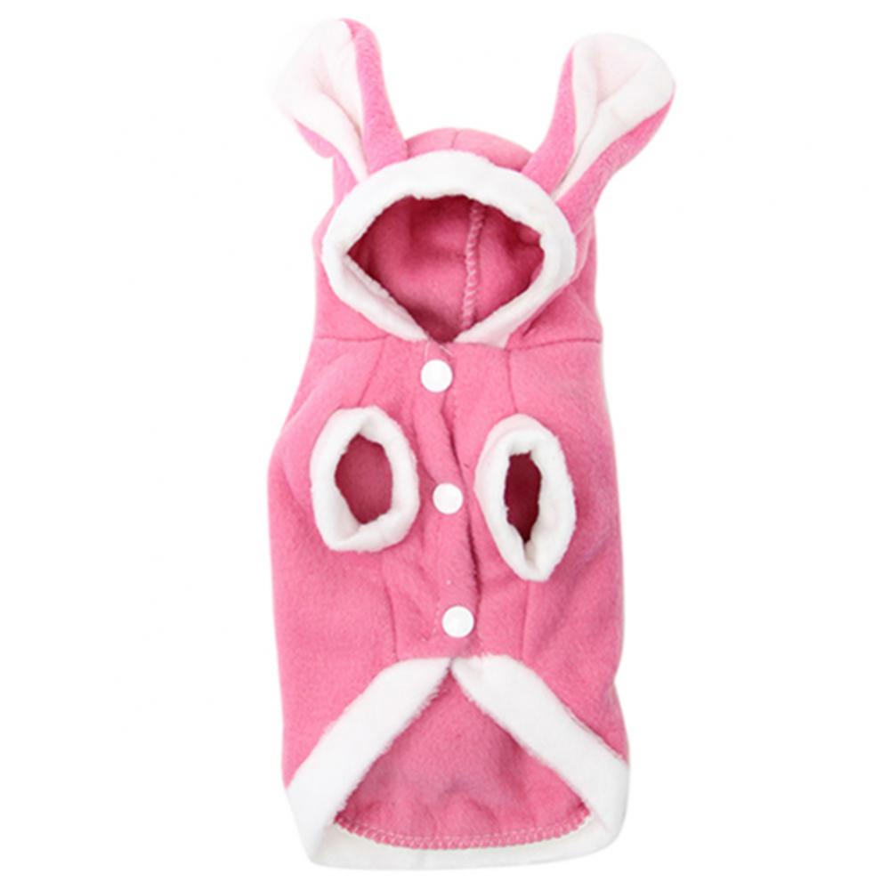 Mignon Lapin Forme Chien Costume Polaire À Capuche Manteau Chien Vêtements Pour Animaux De Compagnie Fournitures Pour Animaux de Compagnie produit