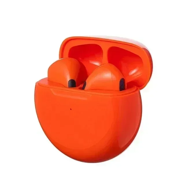 Profi 6 TWS Bluetooth-Kopfhörer für iPhone, kabelloses Bluetooth-Headset, Ohrhörer mit Geräuschunterdrückung und Mikrofon, Profi6 kabellose Kopfhörer: Wein verrotten