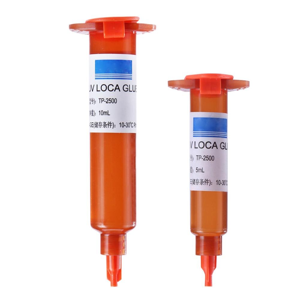 Pegamento UV loco líquido óptico, adhesivo transparente para pantalla de explosión, herramienta de reparación de teléfonos celulares para Huawei, iPhone, 5/10ml