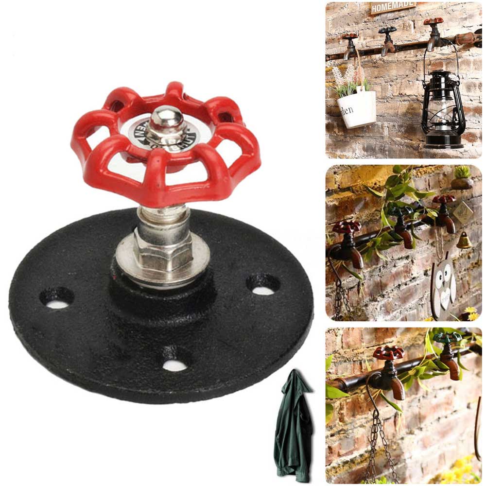 Single Coat Hanger Hook Door Wall Bath Chrome Multi Uses Hanger Holder Hooks, Industrial Style, Rustic Coated Finished