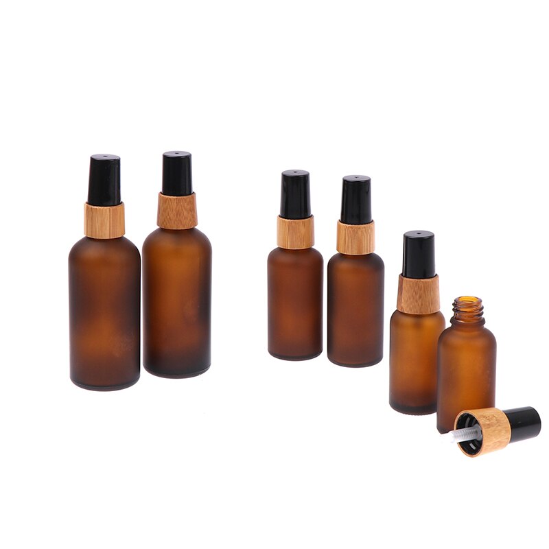 30/50/100ml Amber Glass Essential Oil Spray Bottles Atomiser Mist Sprayer Container