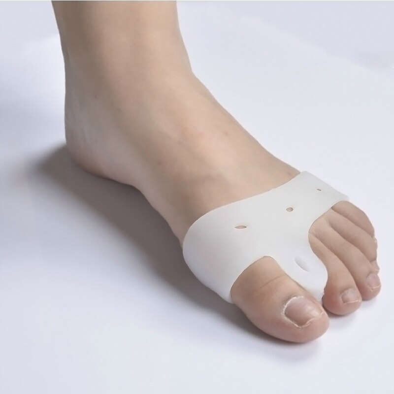 1 paar Siliconen Teen hallux valgus Scheidingsvellen Straighteners Bunion Relief Pads teen separator