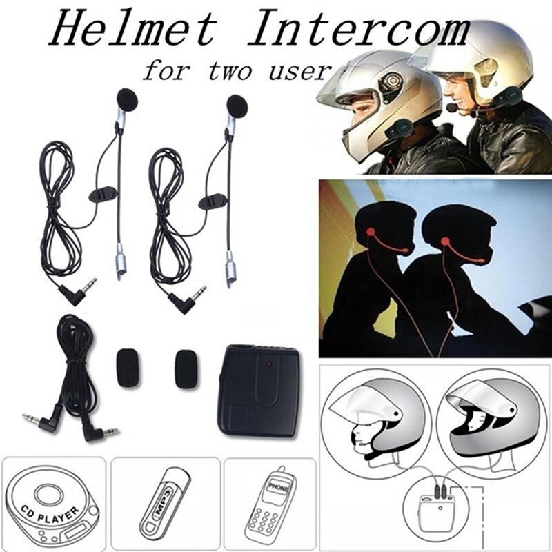 WUPP-auriculares MP3 para Moto, accesorios para casco de Moto, GPS, 3,5mm de diámetro con enchufe, intercomunicador modificado para casco de motocicleta
