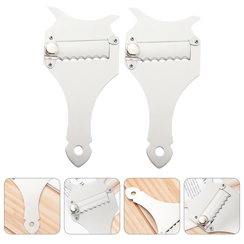 2PCS Portable Truffle Shaver Stainless Steel Chocolate Shaver Kitchen Tool Truffle Slicer