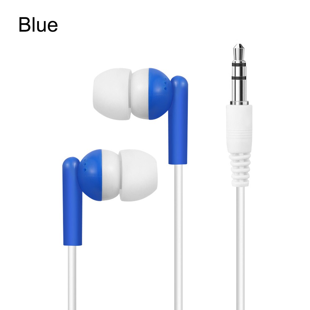 1PC 3.5mm Microphone Headset Noise Cancelling Stereo Headset Head Headphone Earphones For PC Computer Phone: blue